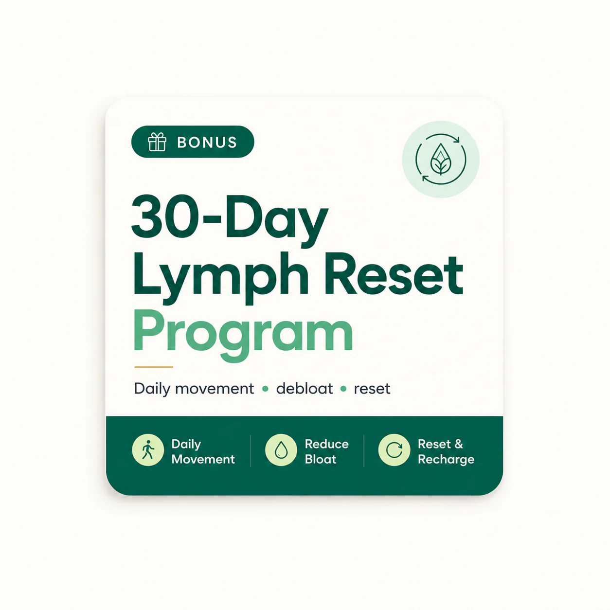 "Lymphatic System Reset" Protocol Guide