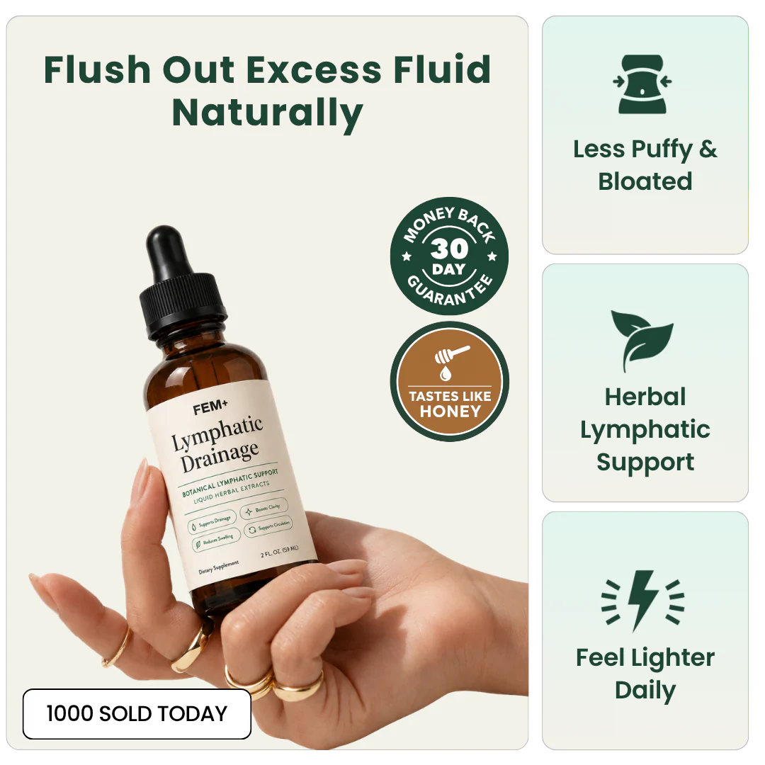 Lymphatic Drainage Drops - Release Trapped Fluid